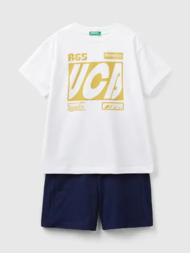 Benetton dečiji komplet majica + šorts