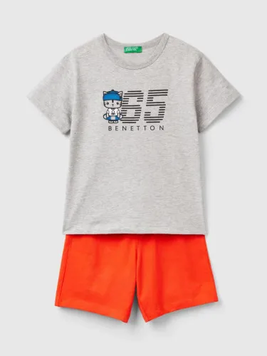 Benetton dečiji set majica+šorts