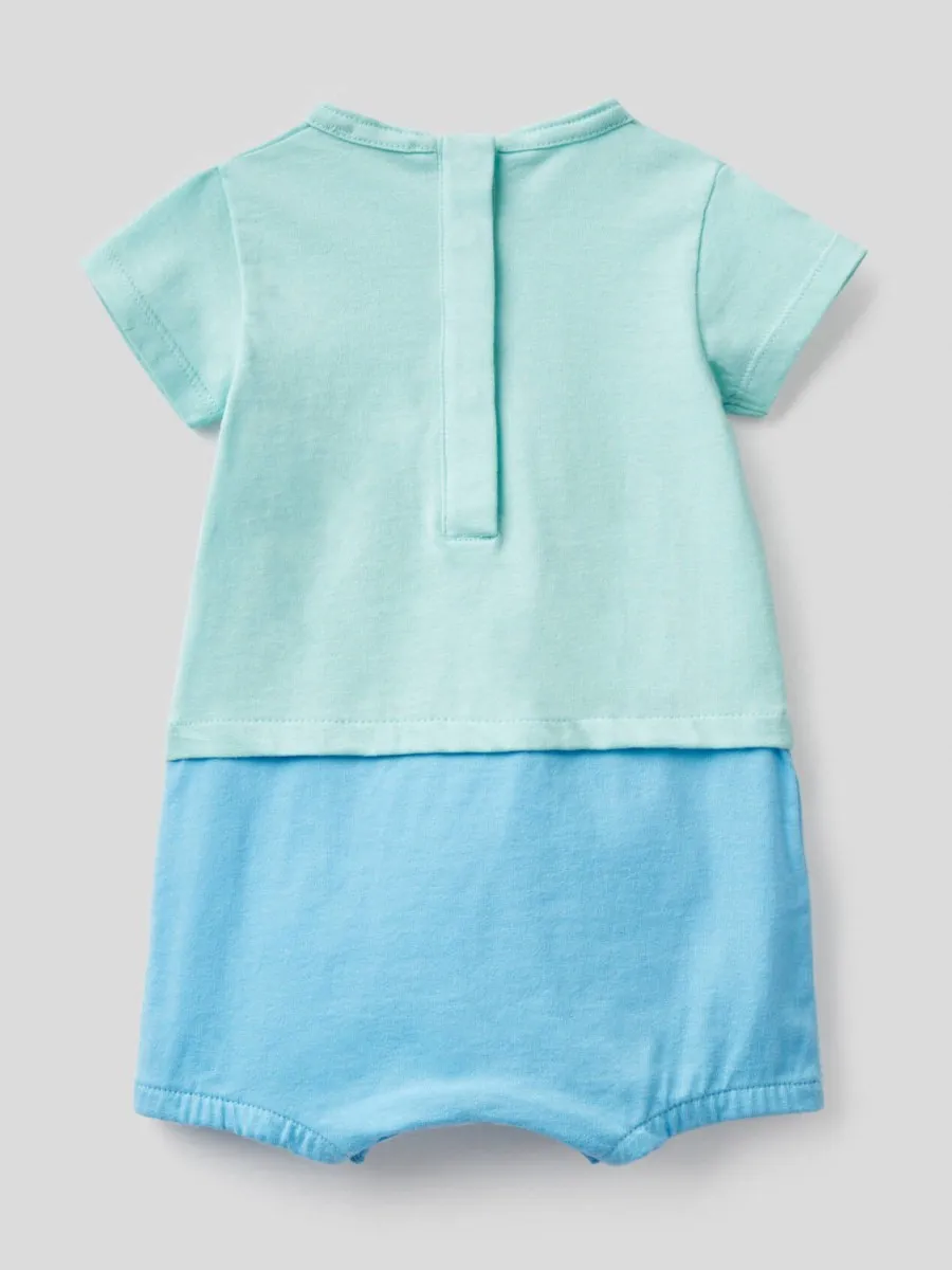 Benetton kombinezon šorts + majica za bebe 