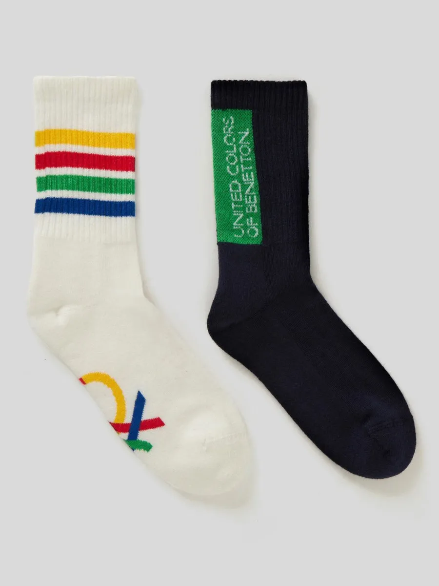 Benetton dečije čarape - 2 para 