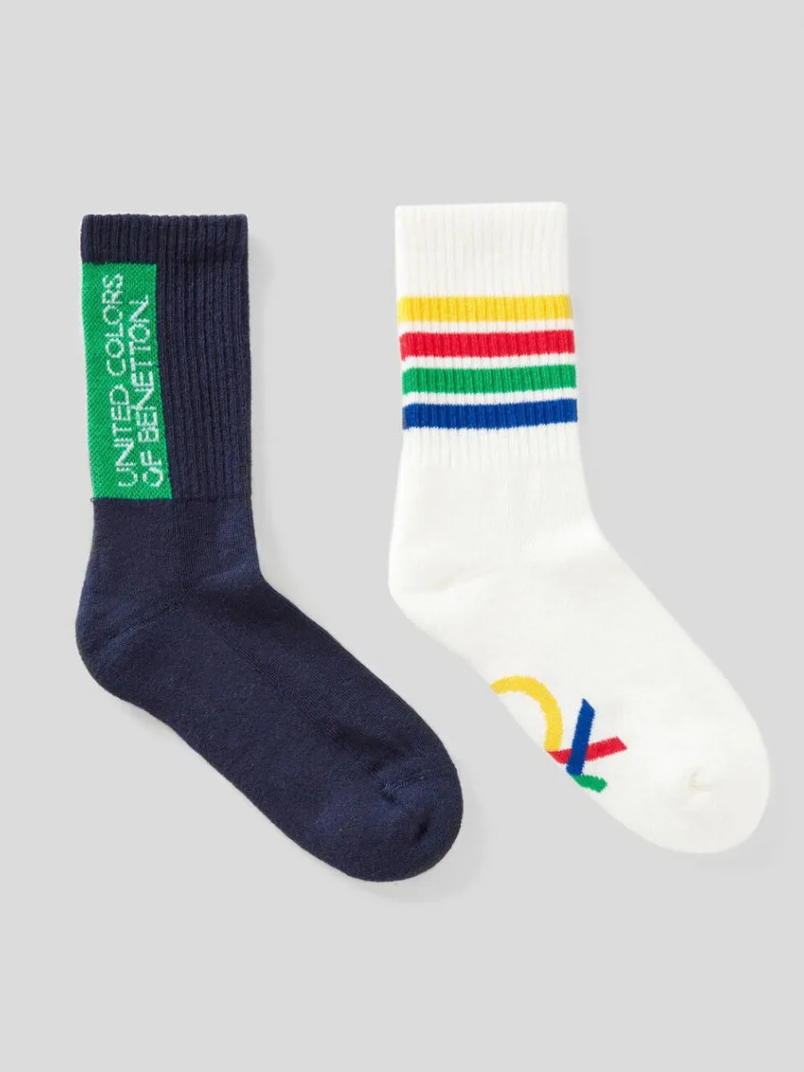 Benetton dečije čarape - 2 para 